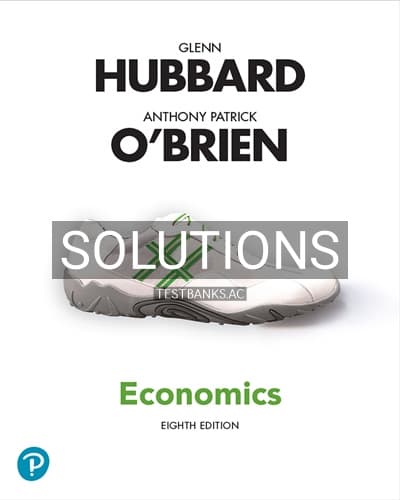 Solutions for Economics 8th Edition by Hubbard cover