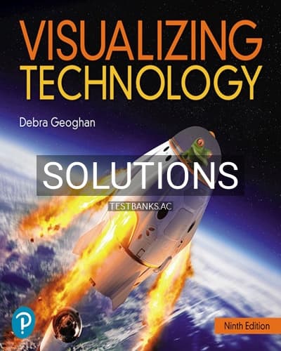 Cover for Solutions for Visualizing Technology 9th Edition by Geoghan