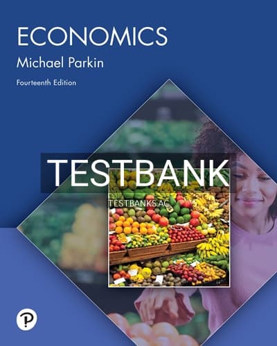 Test Bank for Economics 14th Edition by Parkin cover