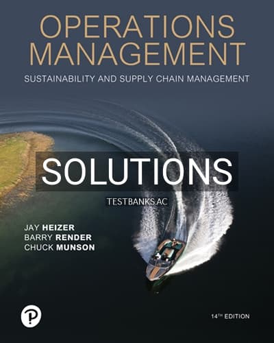 Solutions for Operations Management 14th Edition by Heizer cover