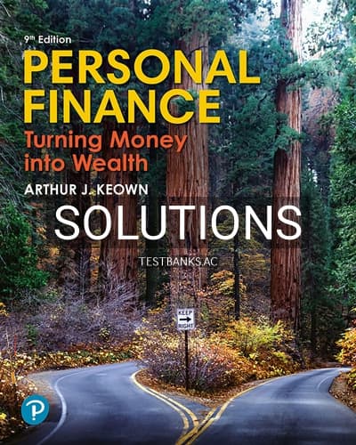 Solutions for Personal Finance 9th Edition by Keown cover