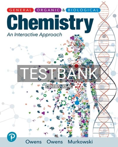 Test Bank for General Organic and Biological Chemistry 1st Edition by Owens cover
