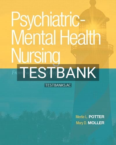 Test Bank for Psychiatric Mental Health Nursing From Suffering to Hope 1st Edition by Potter cover