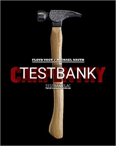 Test Bank for Carpentry 3rd Edition by Vogt cover