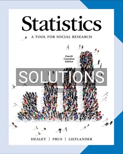 Solutions for Statistics Tool for Social Research 4th Edition by Healey cover