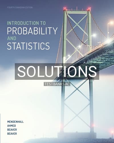Solutions for Introduction to Probability and Statistics 4th Edition by Mendenhall cover