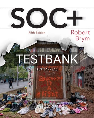 Test Bank for SOC 5th Edition by Brym cover
