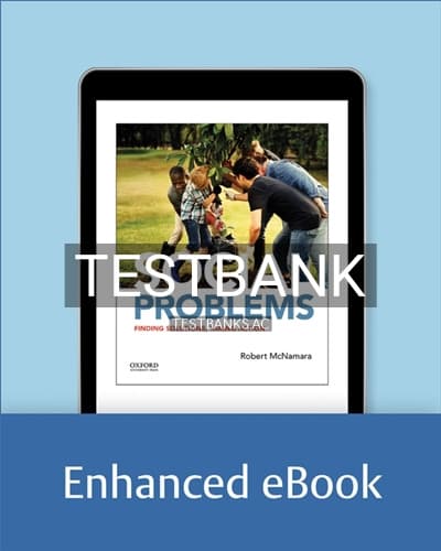 Test Bank for Social Problems 1st Edition by McNamara cover