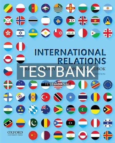 Test Bank for International Relations 3rd Edition by Shiraev cover