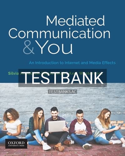 Test Bank for Mediated Communication and You 1st Edition by Knobloch-Westerwick cover