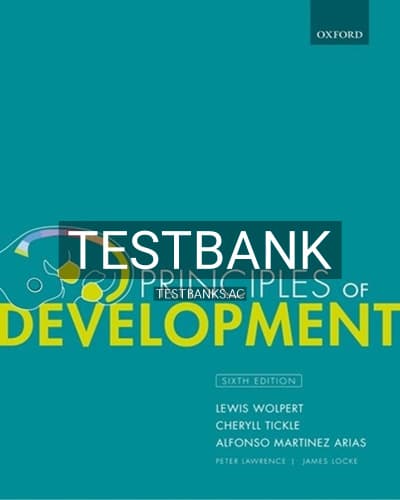 Test Bank for Principles of Development 6th Edition by Wolpert cover