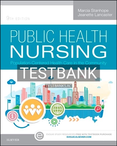 Test Bank for Public Health Nursing 9th Edition by Stanhope cover