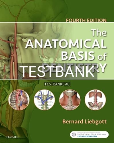Cover for Test Bank for Anatomical Basis of Dentistry 4th Edition by Liebgott