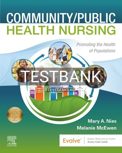 Test Bank for Community Public Health Nursing 8th Edition by Nies cover