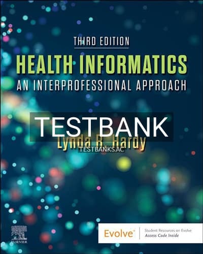 Test Bank for Health Informatics 3rd Edition by Hardy cover