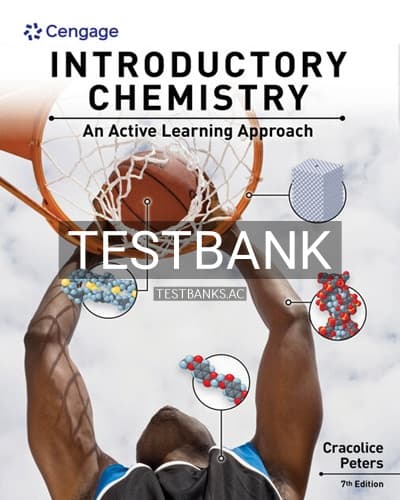 Test Bank for Introductory Chemistry An Active Learning Approach 7th Edition by Cracolice cover