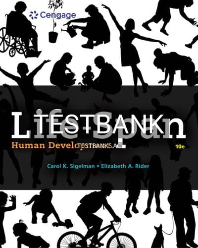 Test Bank for Life Span Human Development 10th Edition by Sigelman cover