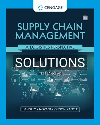 Solutions for Supply Chain Management A Logistics Perspective 11th Edition by Langle cover