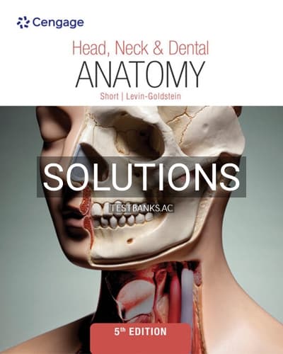 Solutions for Head Neck and Dental Anatomy 5th Edition by Short cover