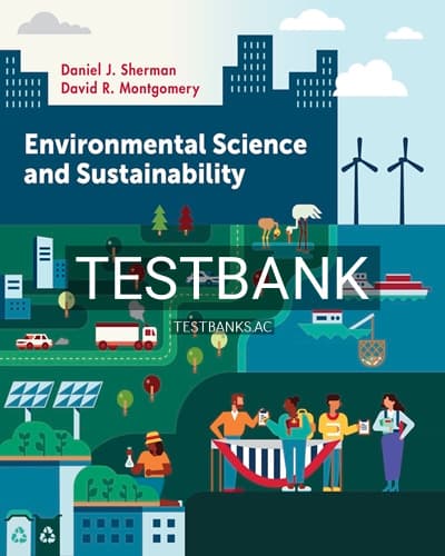 Test Bank for Environmental Science and Sustainability 1st Edition by Sherman cover