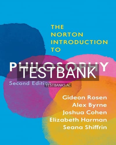 Test Bank for Norton Introduction to Philosophy 2nd Edition by Rosen cover