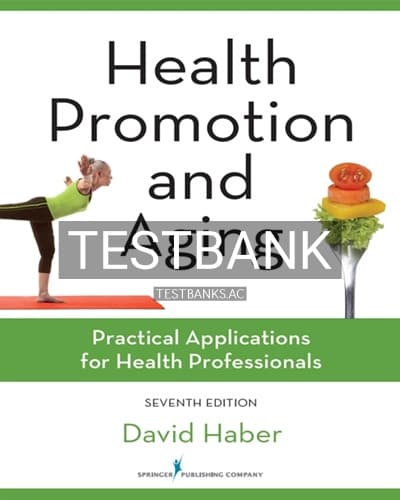 Test Bank for Health Promotion and Aging 7th Edition by Haber cover