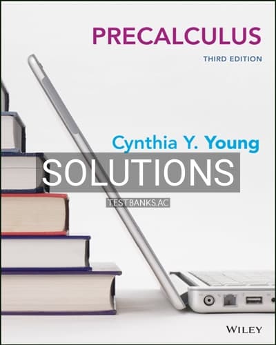 Solutions for Precalculus 3rd Edition by Young cover
