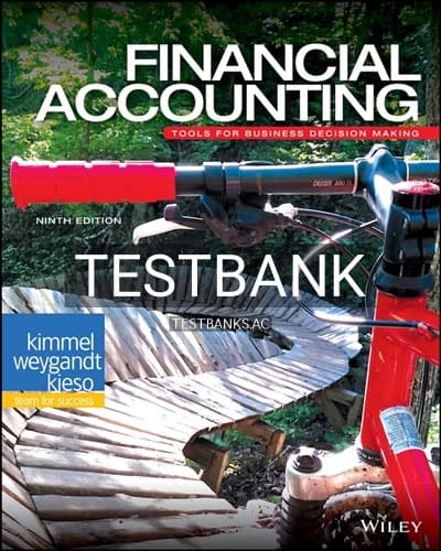 Test Bank for Financial Accounting Tools for Business Decision Making 9th Edition by Kimmel cover