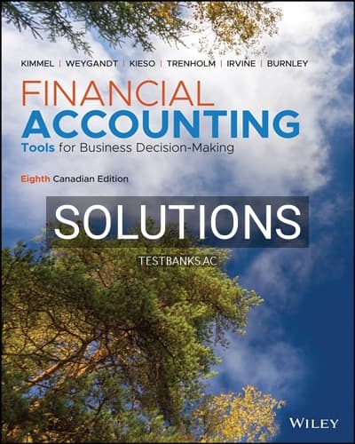Solutions for Financial Accounting 8th Edition by Kimmel cover