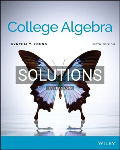 Solutions for College Algebra 5th Edition by Young cover