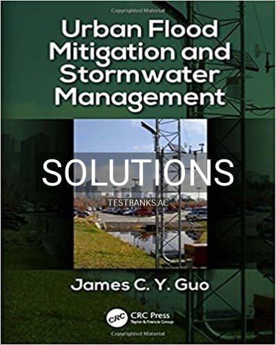 Cover for Solutions for Urban Flood Mitigation and Stormwater Management 1st Edition by Guo