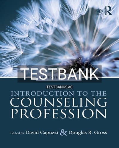 Test Bank for Introduction to the Counseling Profession 7th Edition by Capuzzi cover