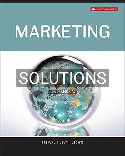Solutions for Marketing 4th Edition by Grewal cover