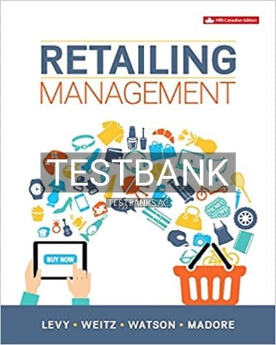 Test Bank for Retailing Management 5th Edition by Levy cover