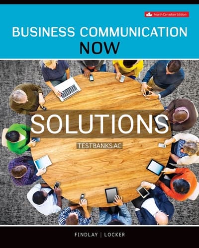 Cover for Solutions for Business Communication NOW 4th Edition by Findlay