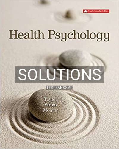 Solutions for Health Psychology 4th Edition by Taylor cover