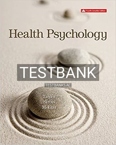 Test Bank for Health Psychology 4th Edition by Taylor cover