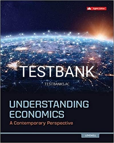 Cover for Test Bank for Understanding Economics 8th Edition by Lovewell