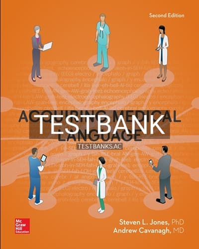 Test Bank for NR Acquiring Medical Language 2nd Edition by Jones cover