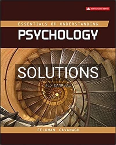 Solutions for Essentials Of Understanding Psychology 6th Edition by Feldman cover