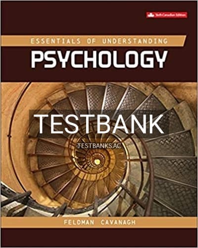 Test Bank for Essentials Of Understanding Psychology 6th Edition by Feldman cover