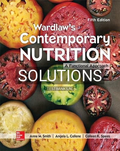Cover for Solutions for Wardlaw’s Contemporary Nutrition A Functional Approach 5th Edition by Smith