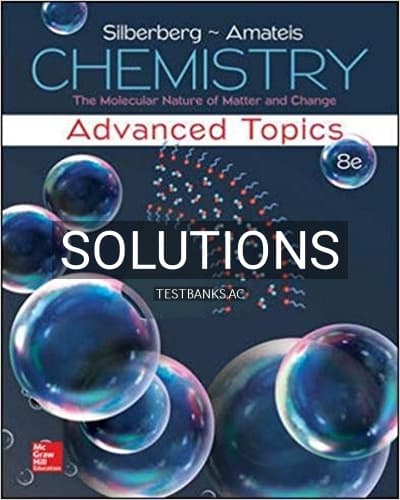 Solutions for Chemistry 8th Edition by Silberberg cover