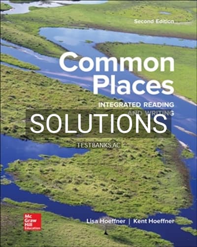 Solutions for Common Places 2nd Edition by Hoeffner cover