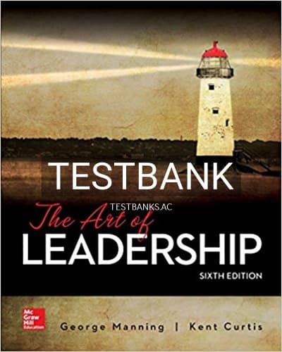 Test Bank for The Art of Leadership 6th Edition by Manning cover