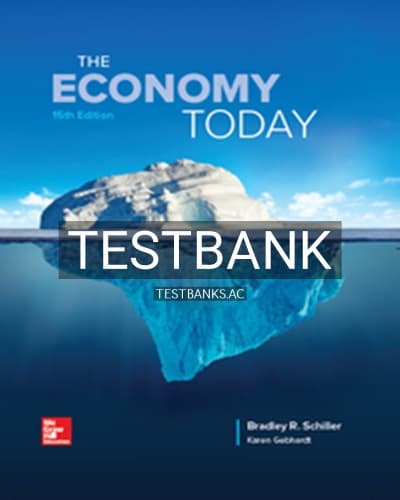 Test Bank for Economy Today 15th Edition by Schiller cover