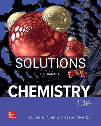 Solutions for Chemistry 13th Edition by Chang cover
