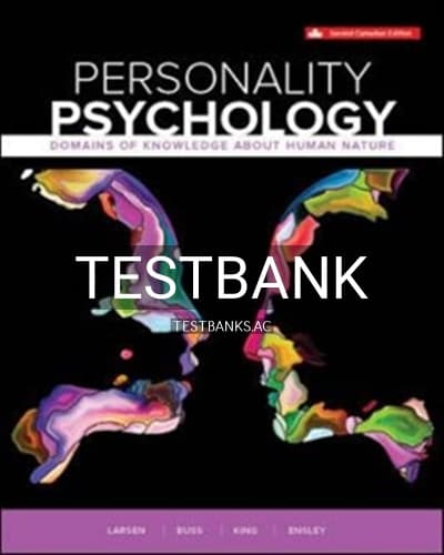 Test Bank for Personality Psychology 2nd Edition by Larsen cover