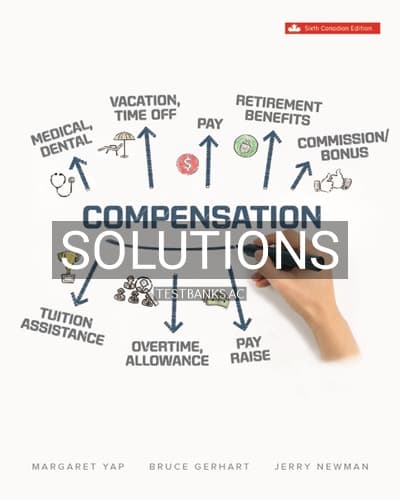 Solutions for Compensation 6th Edition by Yap cover