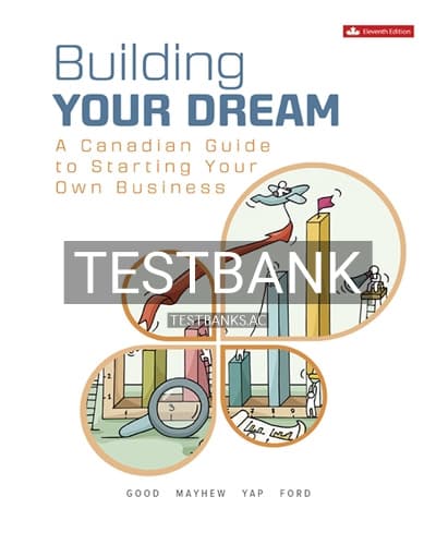 Test Bank for Building Your Dream Guide To Starting Your Own Business 11th Edition by Good cover